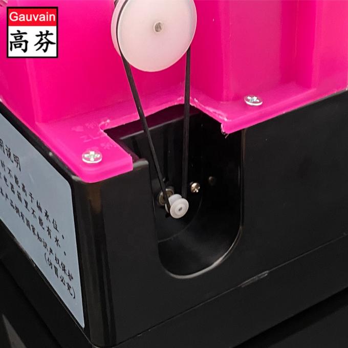 Máquina de tinta de caixa de borda de couro de lado único com tampa de ferro para fabricação de sacos de cinto 10