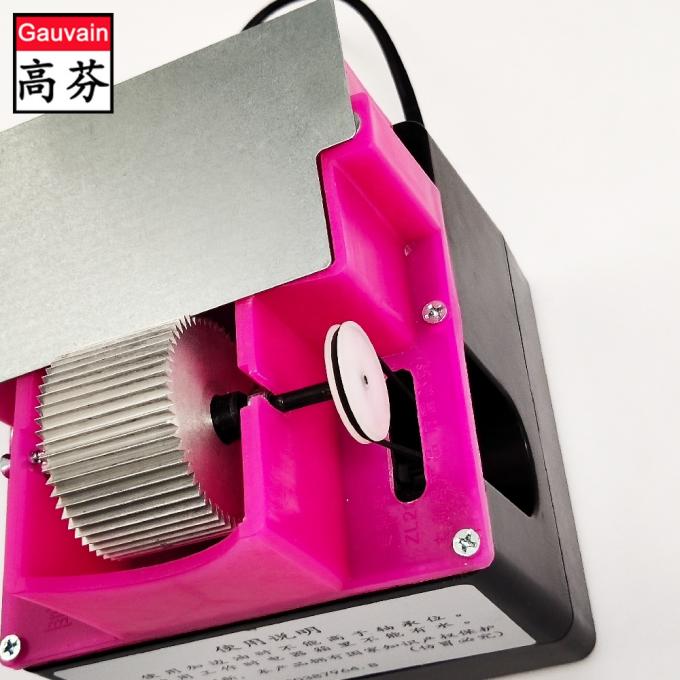 Máquina de tinta de caixa de borda de couro de lado único com tampa de ferro para fabricação de sacos de cinto 12