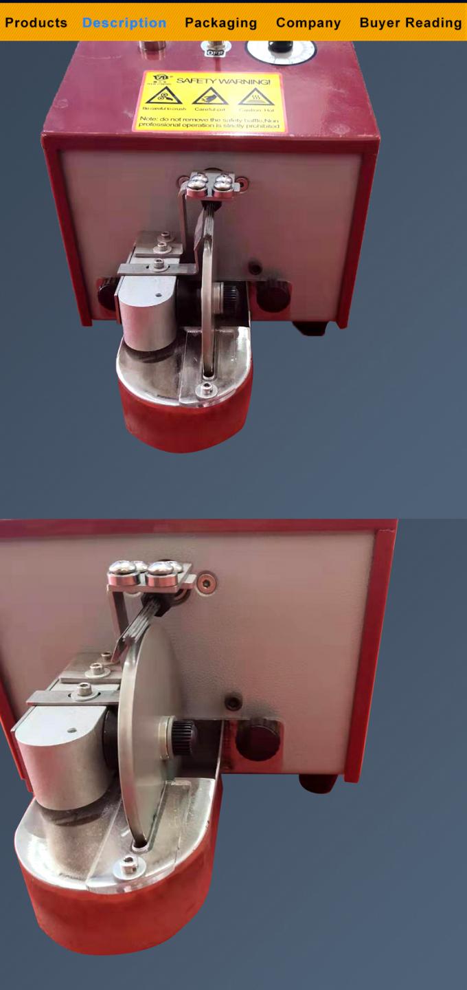 Máquina de pintura de borda de couro elétrica de lado único para sacos de cinto 10