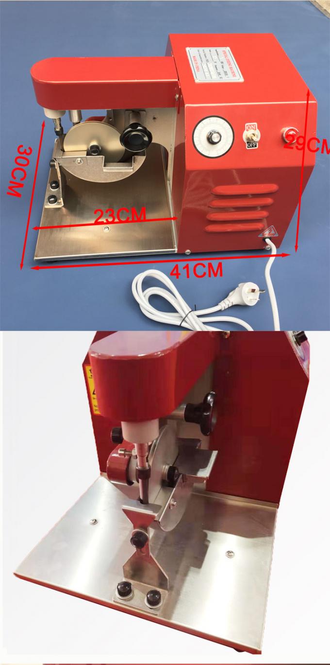 Single Side Electrical Leather Edge Painting Machine for Belt Bags 8