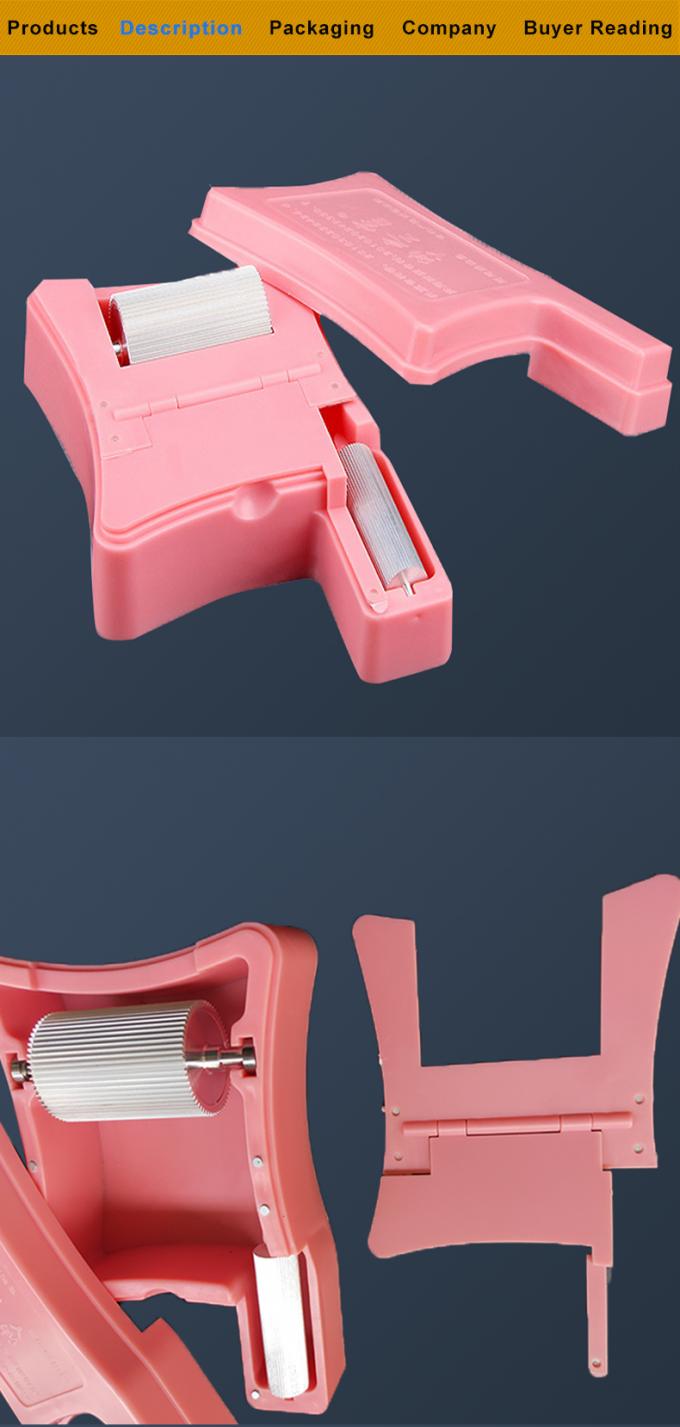 Caixa de pintura de borda de couro em forma de P Máquina de pintura a cores para carteira de cinto de bolsa 10