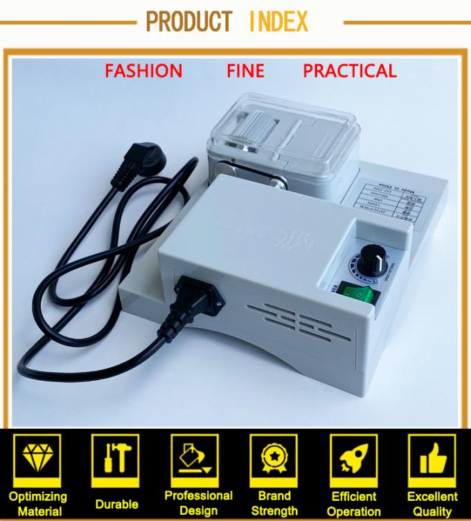 Máquina elétrica de tingimento de borda de couro de lado único, cintos semiautomáticos, caixa de pintura para colorir 8