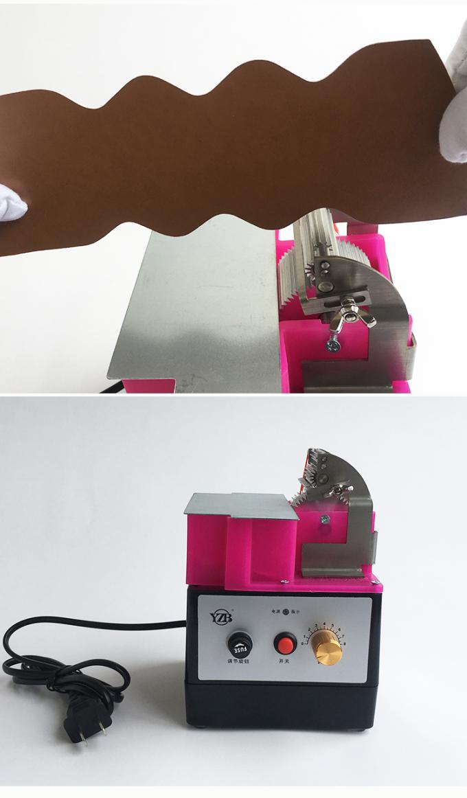 Máquina de tingir bordas de couro de três rodas de lado único para bordas curvas ou retas de couro 14