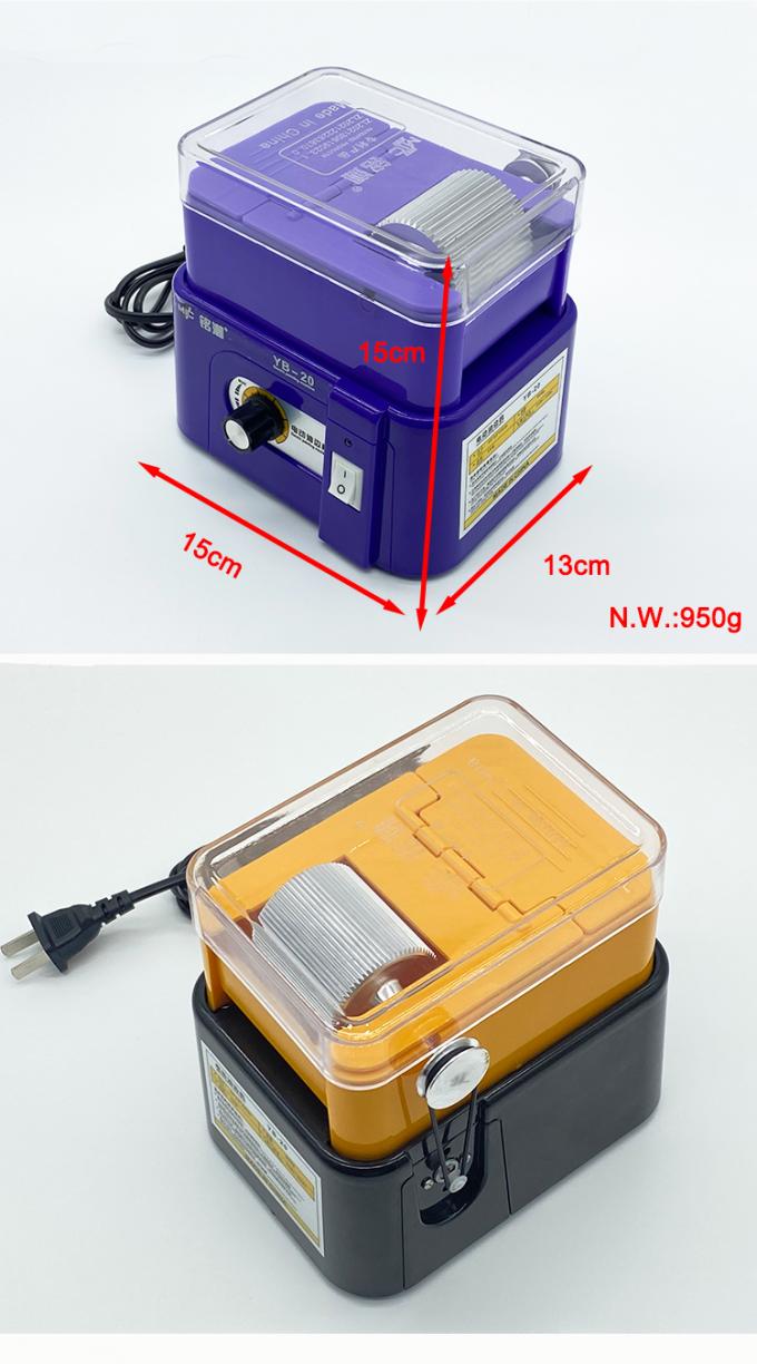 Máquina de tingimento de borda de couro de grande capacidade de velocidade elétrica ajustável Máquina de pintura de acabamento de borda de couro PU PVC 8