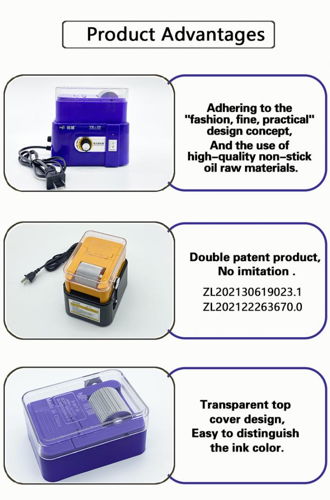 Máquina de tingimento de borda de couro de grande capacidade de velocidade elétrica ajustável Máquina de pintura de acabamento de borda de couro PU PVC 10