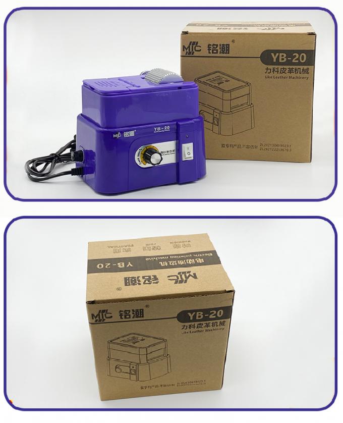 Máquina de tingimento de borda de couro de grande capacidade de velocidade elétrica ajustável Máquina de pintura de acabamento de borda de couro PU PVC 18