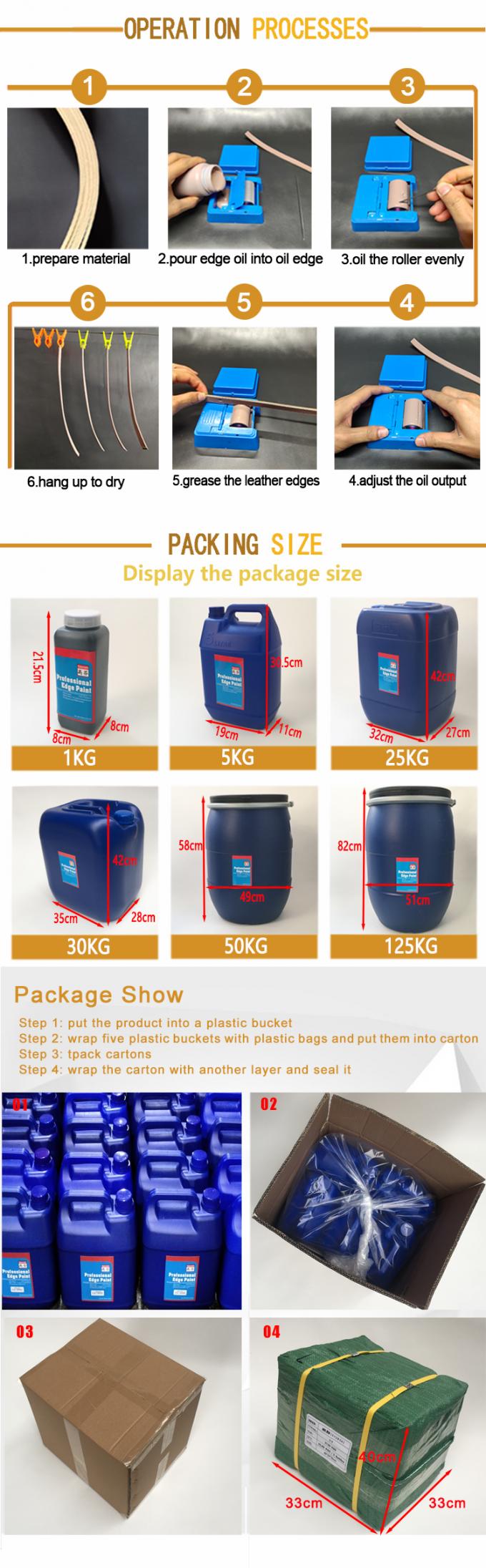 Pre&ccedil;o de f&aacute;brica Couro Natural Brilhante Anticracagem Sacos de Cor Borda Tinta Borda Prima clara 8