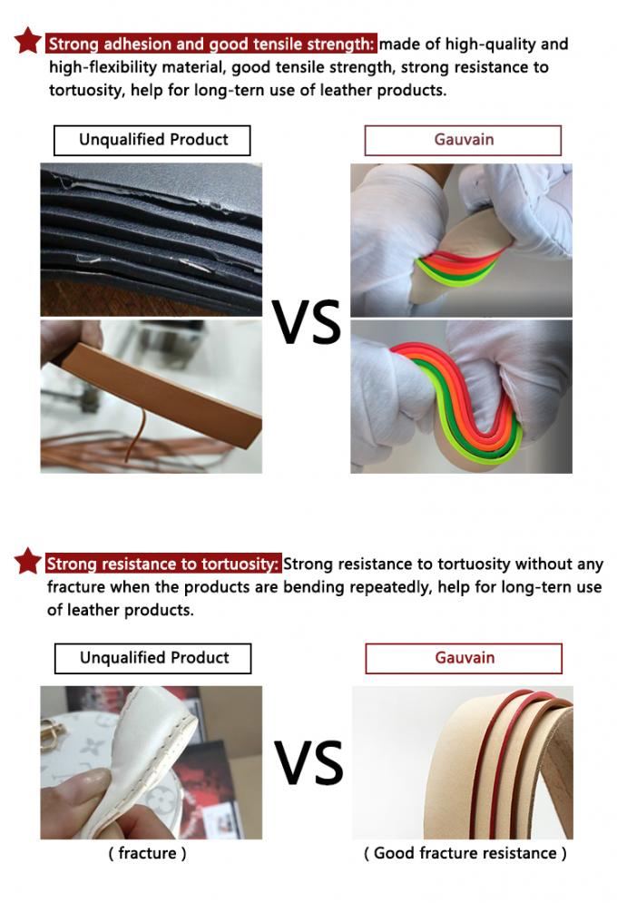 S&eacute;rie Econ&ocirc;mica Tinta de borda de couro &agrave; base de &aacute;gua Diferentes cores Completitude de revestimento &uacute;nico Tinta de borda de couro 10
